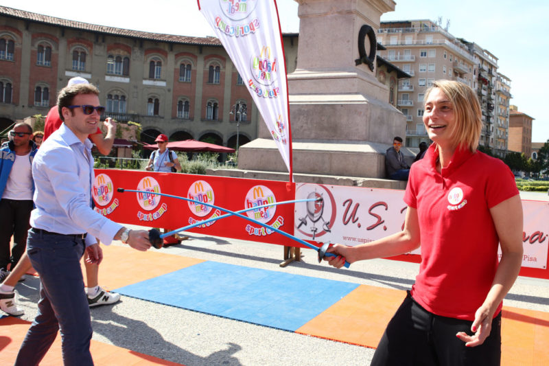 Sanzo e Cacciatori scherma (Foto Uff Stampa)