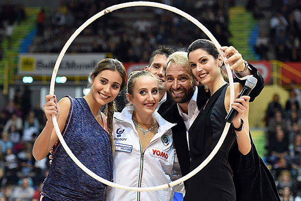 Rachele Risaliti, Marta, Pagnin, Igor Cassina, Massimiliano Rosolino e Laura Vernizzi (foto S. Ferraro tramite Uff Stampa Sg Plus)